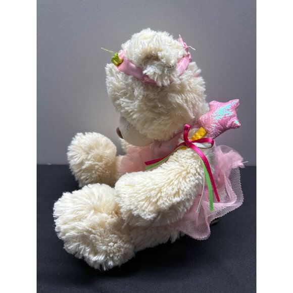First & Main Tillie Twinkletoes Ballerina Teddy Bear With Pink Tutu & Flower - Picture 2 of 7